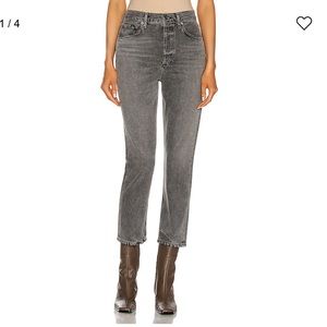 AGOLDE Riley High Rise in inkjet